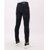 Mario Morato Jeans Herr Vuxna - Regular Fit - Stretchbyxor Herr - MM-R-05 - Mörkgrå