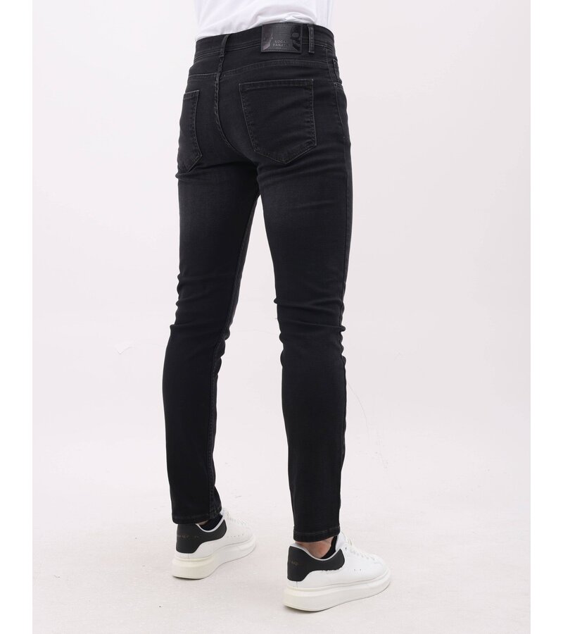 Mario Morato Jeans Herr Vuxna - Regular Fit - Stretchbyxor Herr - MM-R-05 - Mörkgrå