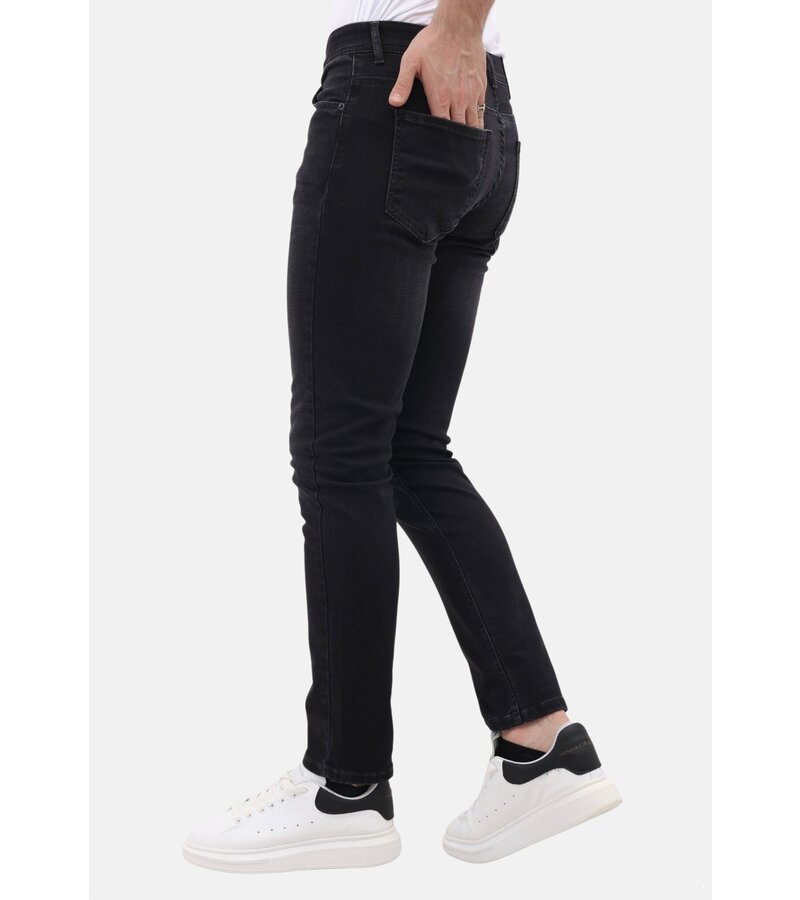 Mario Morato Jeans Herr Vuxna - Regular Fit - Stretchbyxor Herr - MM-R-05 - Mörkgrå
