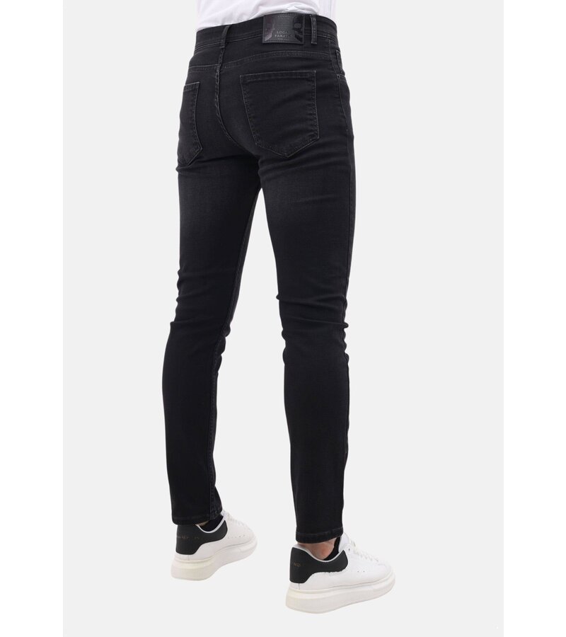 Mario Morato Jeans Herr Vuxna - Regular Fit - Stretchbyxor Herr - MM-R-05 - Mörkgrå
