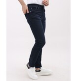 Mario Morato Jeans för män - Regular Fit - Stretch jeans - MM-R-13 - Mörkblå