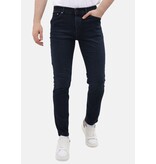 Mario Morato Jeans för män - Regular Fit - Stretch jeans - MM-R-13 - Mörkblå