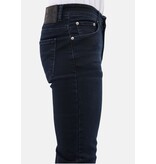 Mario Morato Jeans för män - Regular Fit - Stretch jeans - MM-R-13 - Mörkblå