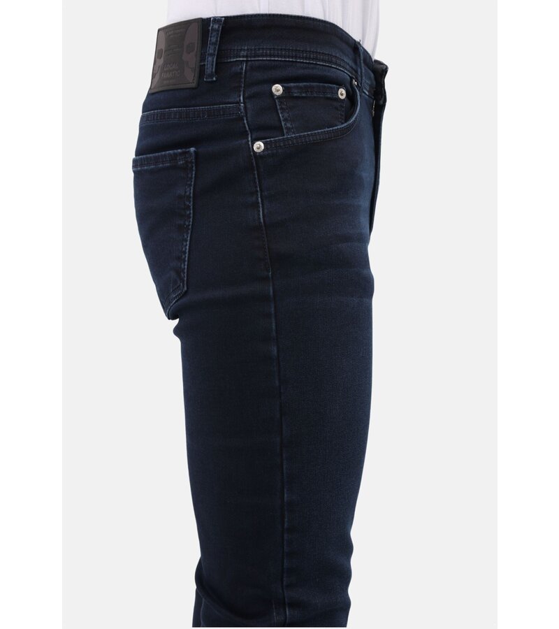 Mario Morato Jeans för män - Regular Fit - Stretch jeans - MM-R-13 - Mörkblå