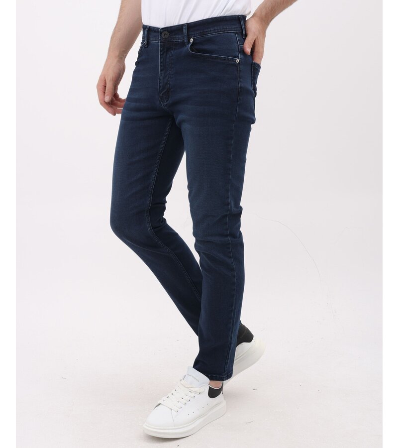 LF Jeans herr - Regular Fit - Stretchjeans herr - MM-R-12 - Blå