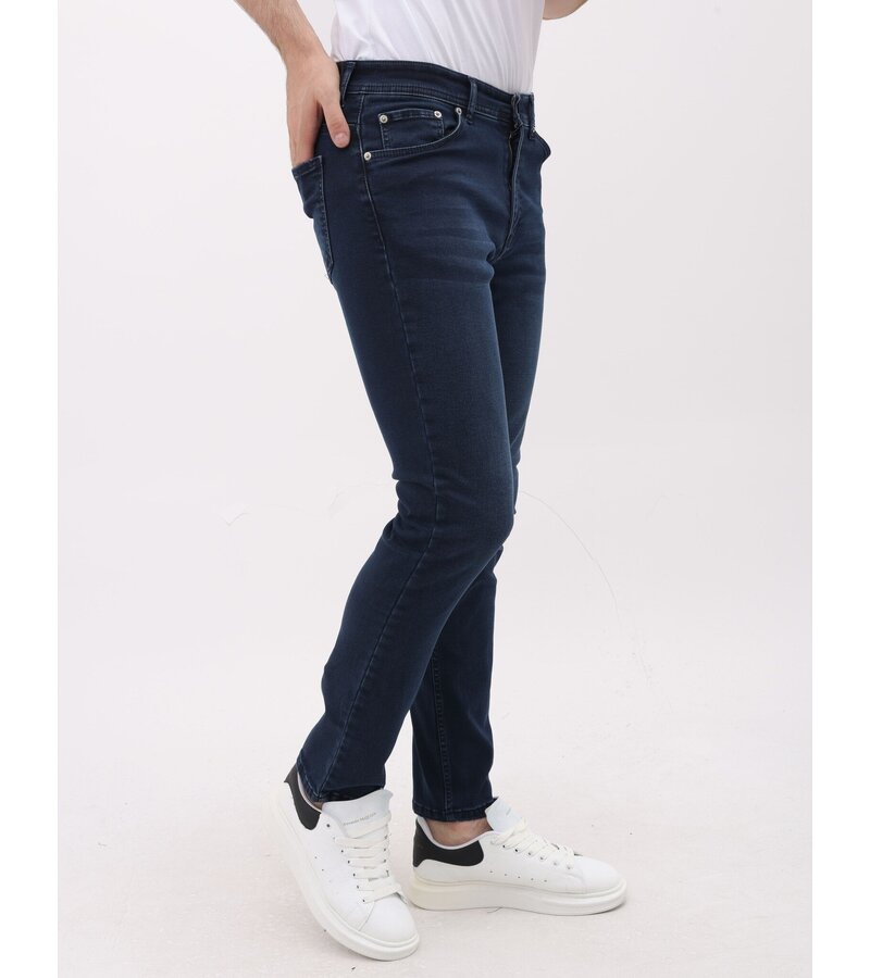 LF Jeans herr - Regular Fit - Stretchjeans herr - MM-R-12 - Blå