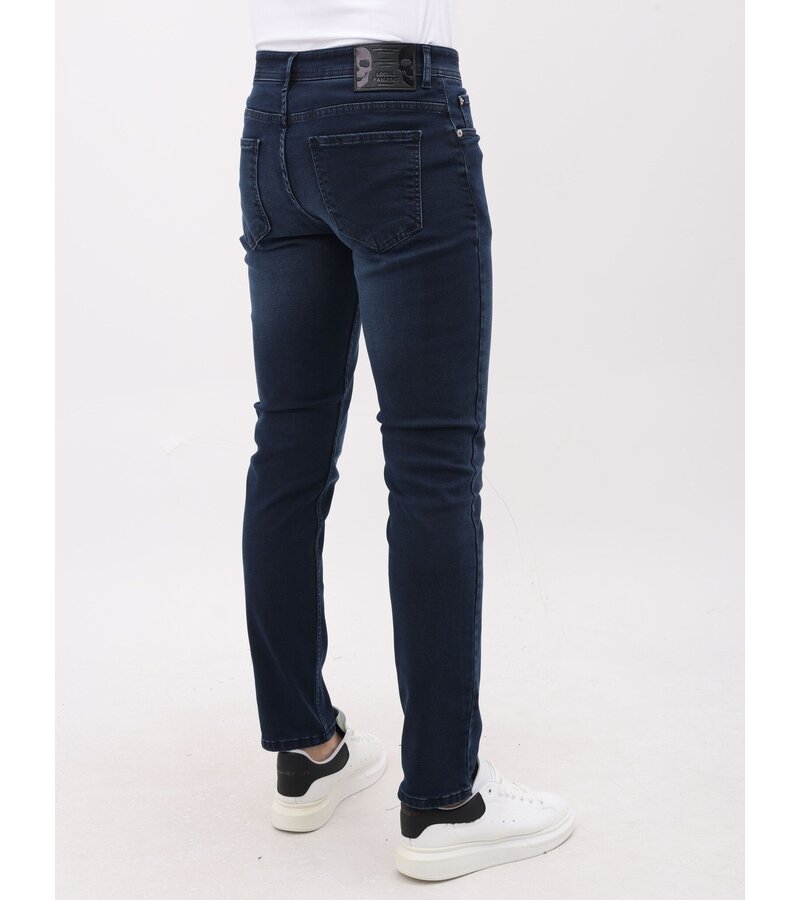 LF Jeans herr - Regular Fit - Stretchjeans herr - MM-R-12 - Blå