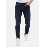 LF Jeans herr - Regular Fit - Stretchjeans herr - MM-R-12 - Blå