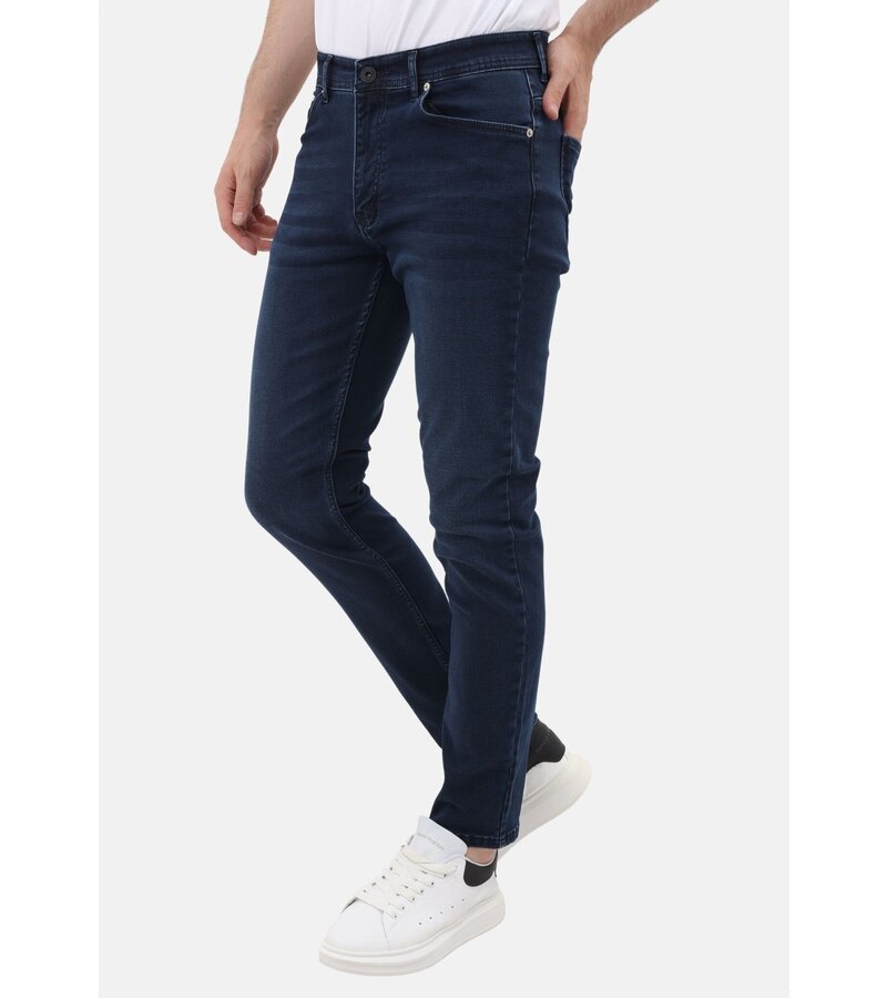 LF Jeans herr - Regular Fit - Stretchjeans herr - MM-R-12 - Blå