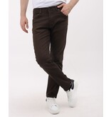 Mario Morato Vanliga stretchjeans - Jeans för män - MM-R-03 - Brun