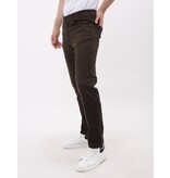 Mario Morato Vanliga stretchjeans - Jeans för män - MM-R-03 - Brun