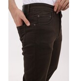 Mario Morato Vanliga stretchjeans - Jeans för män - MM-R-03 - Brun