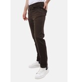 LF Vanliga stretchjeans - Jeans för män - MM-R-03 - Brun