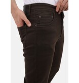 Mario Morato Vanliga stretchjeans - Jeans för män - MM-R-03 - Brun