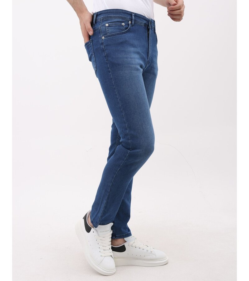 Mario Morato Straight Fit Jeans Herr - Jeans Herr - MM-R-08 - Blå