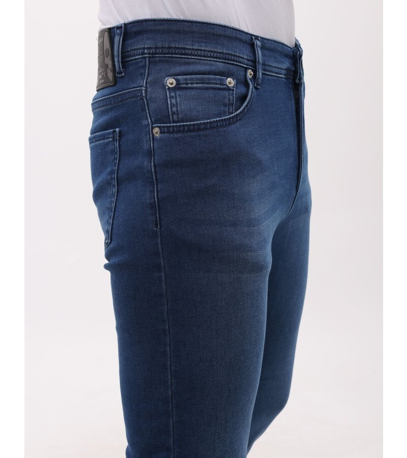 Mario Morato Straight Fit Jeans Herr - Jeans Herr - MM-R-08 - Blå
