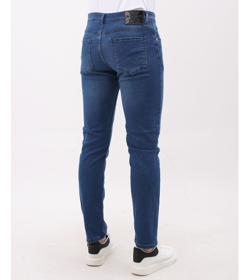 Mario Morato Straight Fit Jeans Herr - Jeans Herr - MM-R-08 - Blå