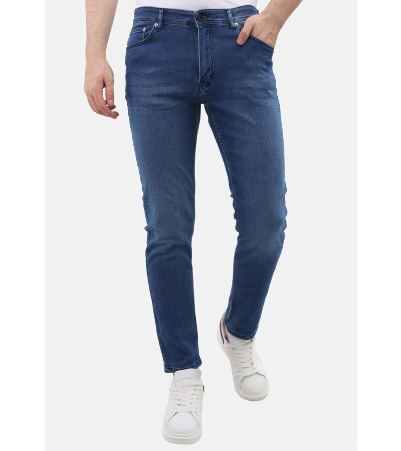 Mario Morato Straight Fit Jeans Herr - Jeans Herr - MM-R-08 - Blå