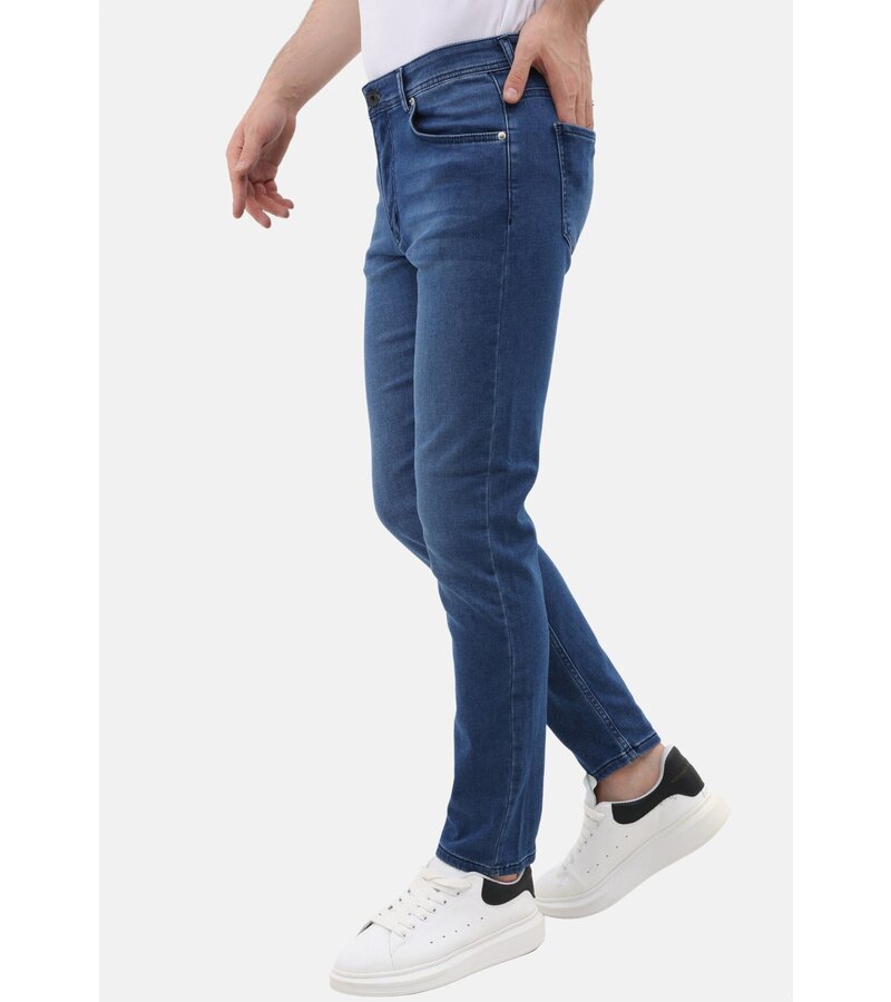Mario Morato Straight Fit Jeans Herr - Jeans Herr - MM-R-08 - Blå