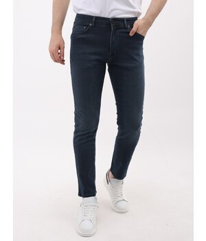 LF Jeans för män - Regular Fit - Stretchjeans män - MM-R-07 - Mörkblå