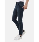 LF Jeans för män - Regular Fit - Stretchjeans män - MM-R-07 - Mörkblå