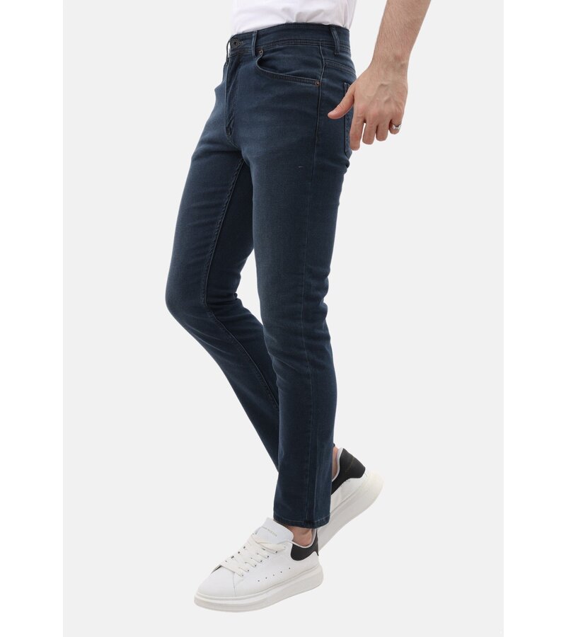 Mario Morato Jeans för män - Regular Fit - Stretchjeans män - MM-R-07 - Mörkblå