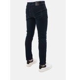 LF Jeans för män med raka ben - Jeans Regular Fit för män - MM-R-15 - Blå
