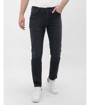LF Jeans för män med resår - Regular Fit - MM-R-11 - Grå
