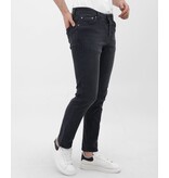 LF Jeans för män med resår - Regular Fit - MM-R-11 - Grå