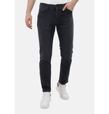 LF Jeans för män med resår - Regular Fit - MM-R-11 - Grå