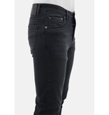 LF Jeans för män med resår - Regular Fit - MM-R-11 - Grå