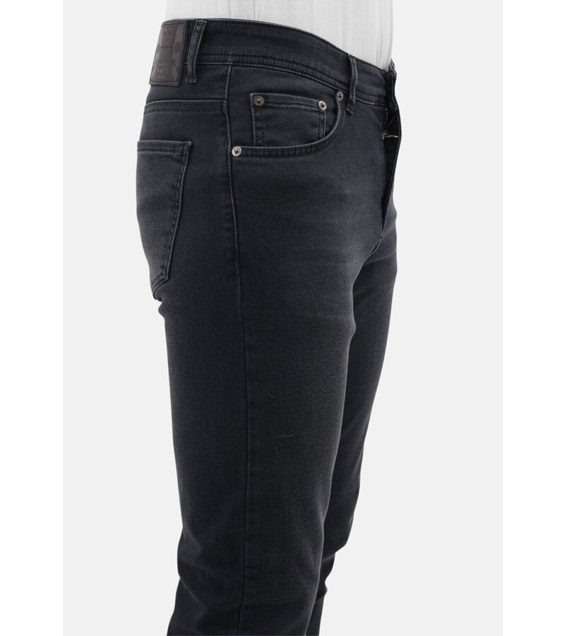 LF Jeans för män med resår - Regular Fit - MM-R-11 - Grå