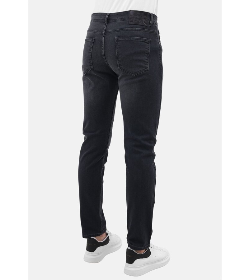LF Jeans för män med resår - Regular Fit - MM-R-11 - Grå