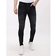 Slim Fit Ripped Jeans Herr med färgstänk - MM-S-116 - Svart