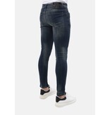 Mario Morato Ripped Jeans Herr Slim fit Stretch - MM-S-113 - Blå