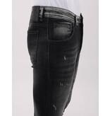 Mario Morato Ripped Jeans Herr Slim fit med Stretch - MM-S-111 - Grå