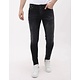 Jeans med Rips Slim Fit för män - MM-S-109 - Svart