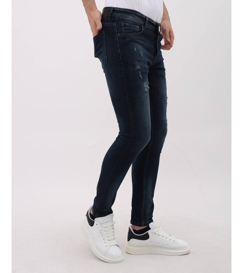 LF Jeans för män Slim Fit Stretch med Revor - MM-S-107 - Blå