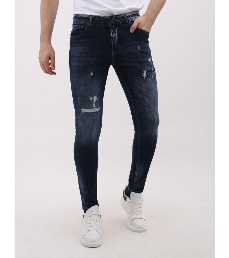 Mario Morato Stretchjeans Slim Fit med Revor - MM-S-112 - Blå
