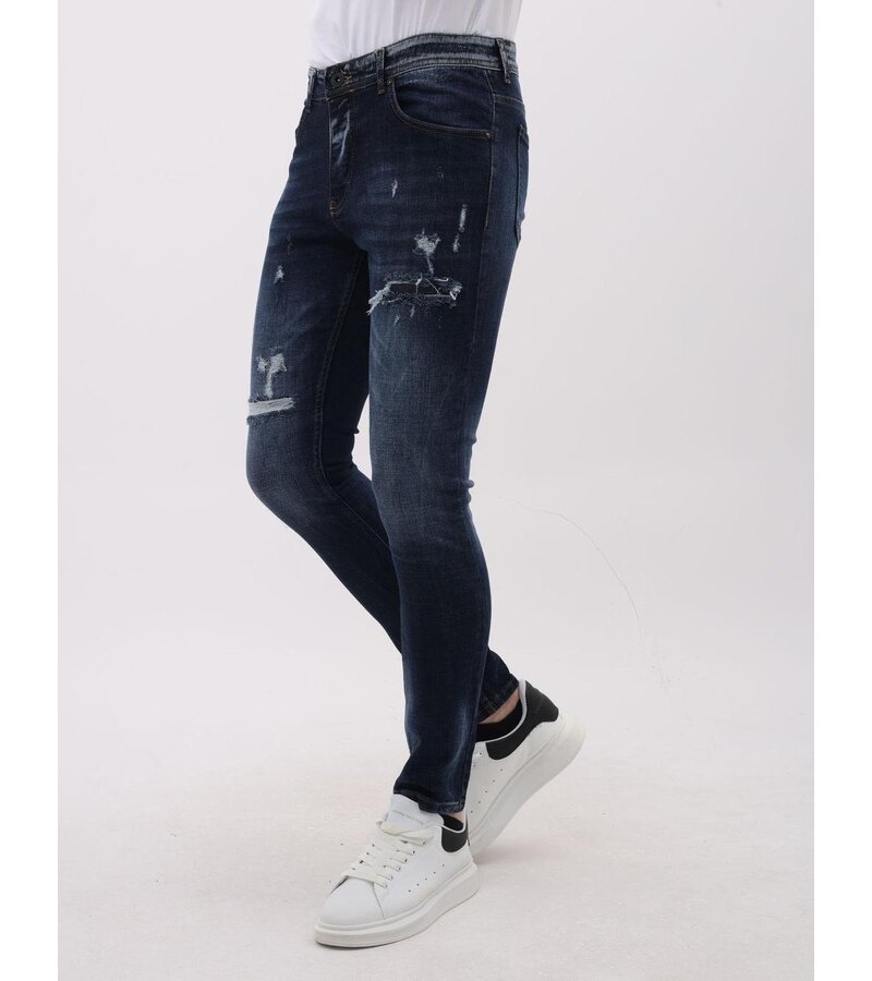 Mario Morato Stretchjeans Slim Fit med Revor - MM-S-112 - Blå