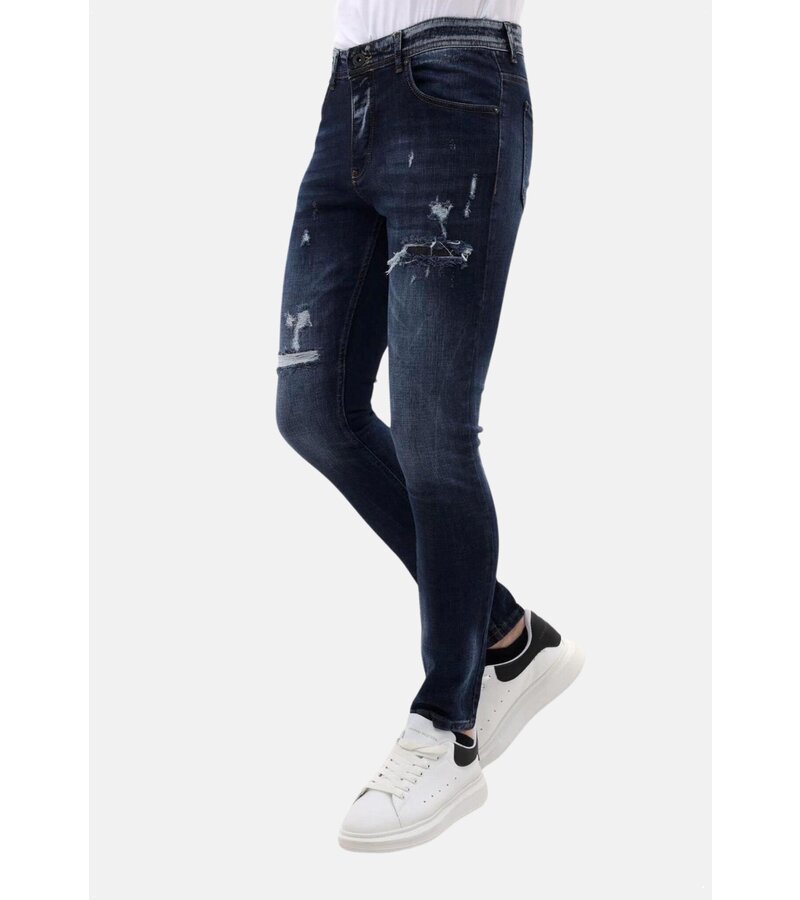 Mario Morato Stretchjeans Slim Fit med Revor - MM-S-112 - Blå