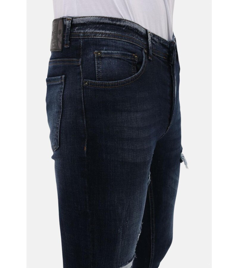 Mario Morato Stretchjeans Slim Fit med Revor - MM-S-112 - Blå