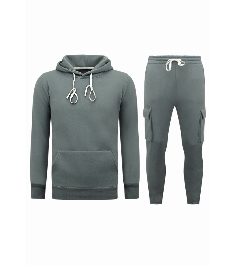 True Rise Hemdräkt Herr Vuxna - Överdimensionerad joggingsdräkt - Tjockvävd - Antracit