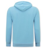 True Rise Joggingsdräkt Herr Vuxna - Oversized House Suit - Tjockvävd - Blå