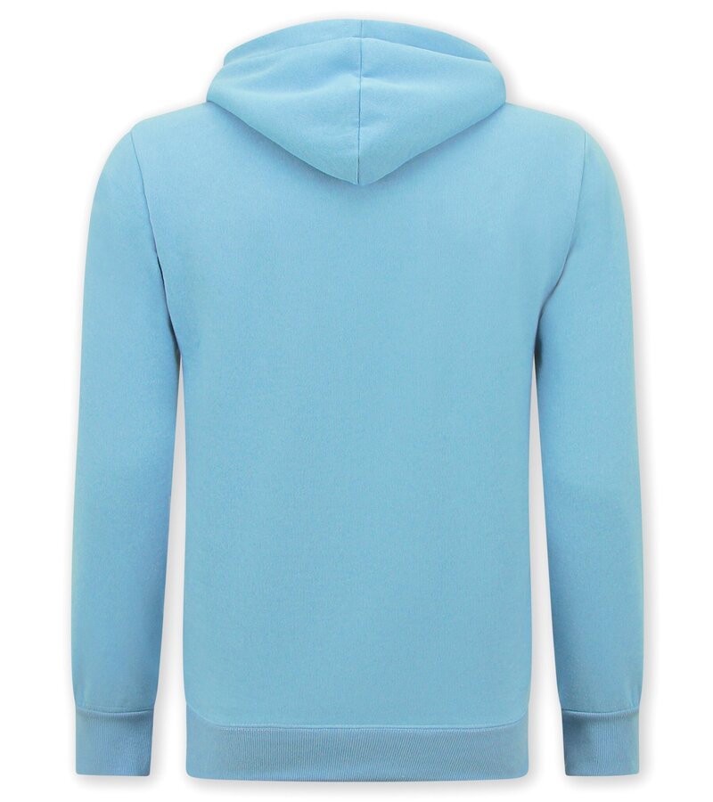 True Rise Joggingsdräkt Herr Vuxna - Oversized House Suit - Tjockvävd - Blå