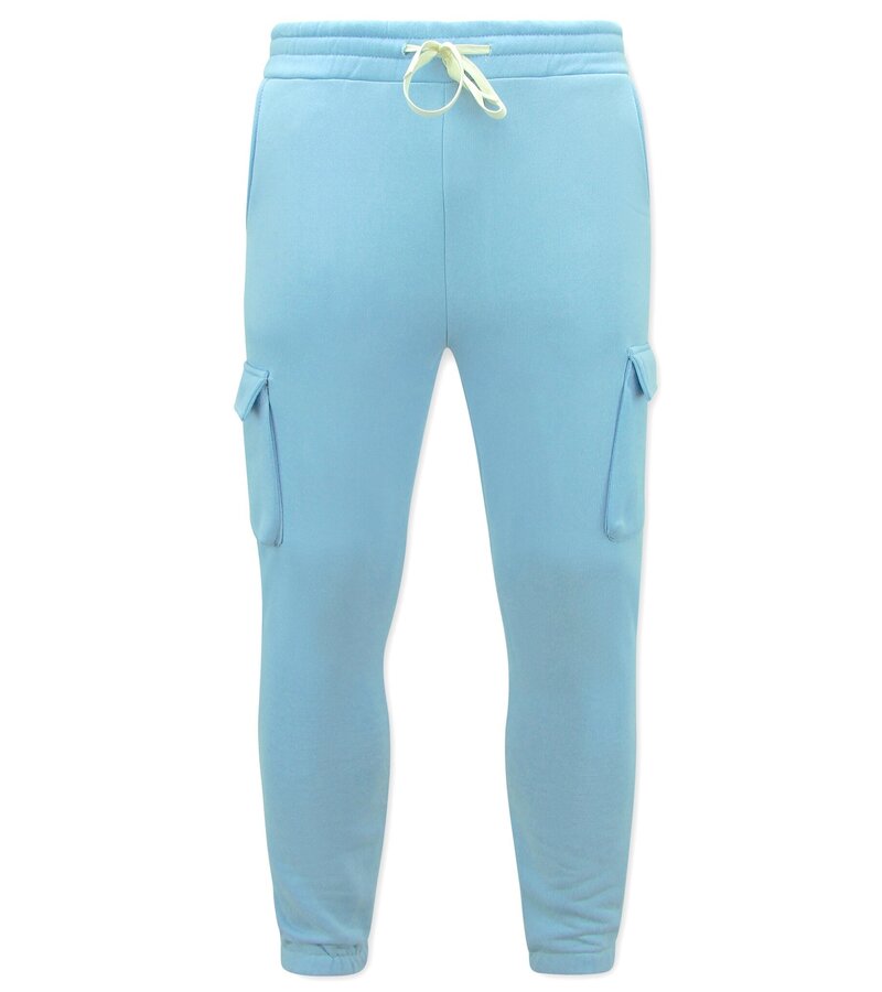 True Rise Joggingsdräkt Herr Vuxna - Oversized House Suit - Tjockvävd - Blå