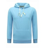 True Rise Joggingsdräkt Herr Vuxna - Oversized House Suit - Tjockvävd - Blå