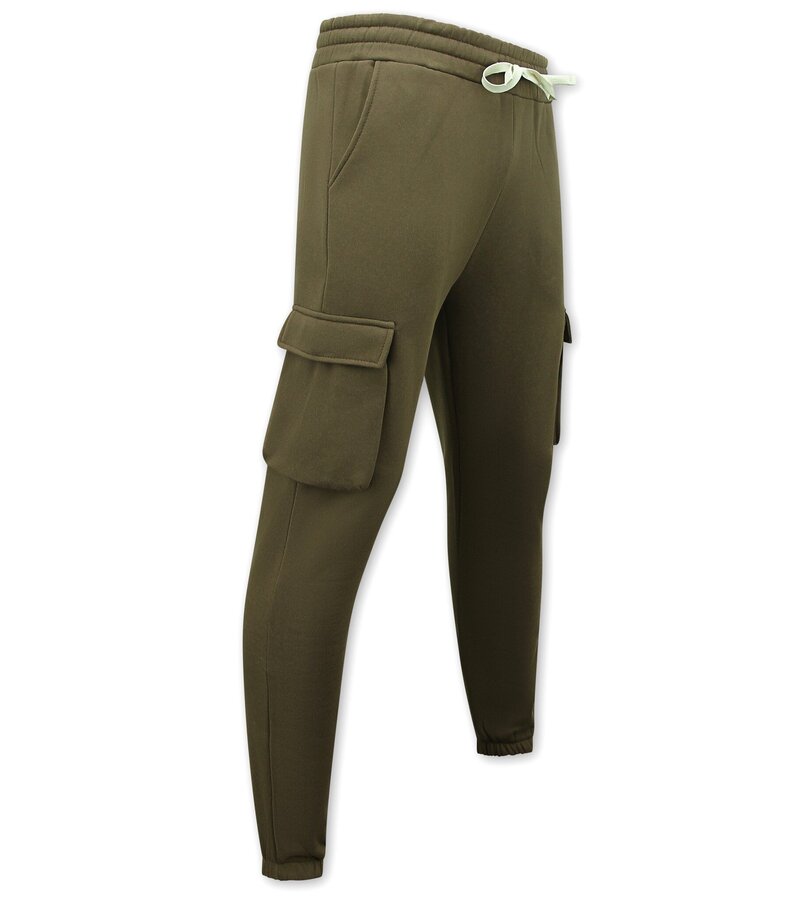 True Rise Träningsoveraller för män Vuxna - Överdimensionerad joggingdräkt - Tjockvävd - Brun