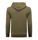 True Rise Träningsoveraller för män Vuxna - Överdimensionerad joggingdräkt - Tjockvävd - Brun