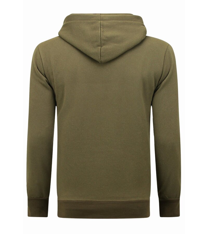 True Rise Träningsoveraller för män Vuxna - Överdimensionerad joggingdräkt - Tjockvävd - Brun